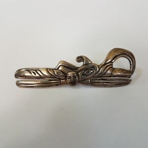 Vintage Pin/Pendant Silver Tone Unmarked